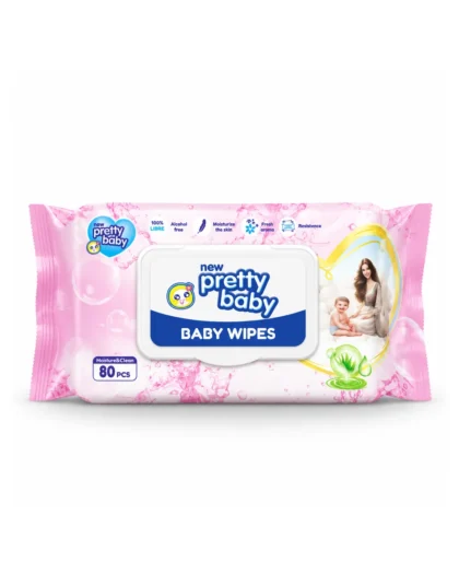 Pretty Baby Baby Wipes 80 PCS – Pink Pack