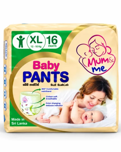 Mum & Me Baby Diaper Pants 16 PCS – XL