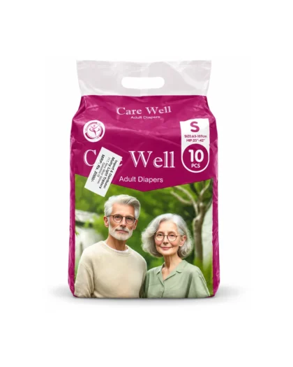 Care Well Adult Tape Diapers 10 PCS – S