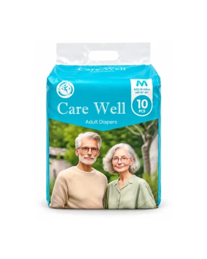 Care Well Adult Tape Diapers 10 PCS – M