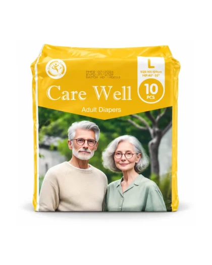 Care Well Adult Tape Diapers 10 PCS – L
