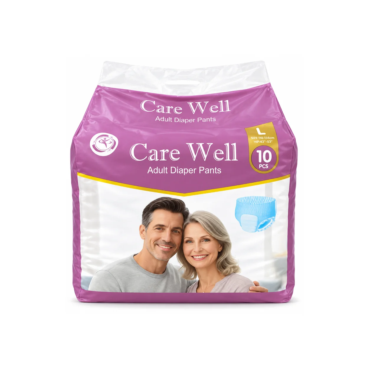 Care Well Adult Diaper Pants 10 PCS – L